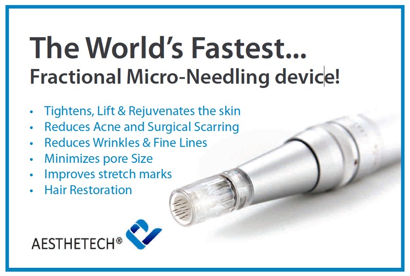 Aesthetech fast micro-needling. Tightens, lift & rejuvenates the skin, reduces acne and surgical scarring, reduces wrinkles & fine lines, minimizes pore size, improves stretch marks, hair restoration - Catherine's Beauty Salon, Letterkenny, Co. Donegal
